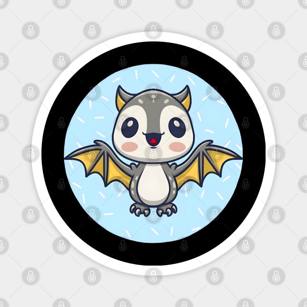 Cute baby pterodactyl Magnet by Spaceboyishere